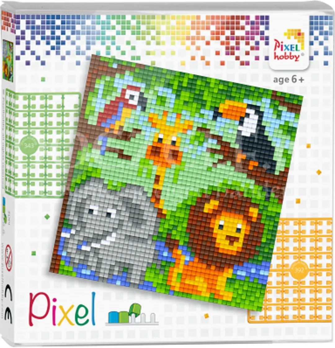 Pixelhobby Dierenrijk Complete Set - Multi