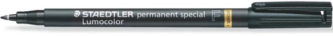 STAEDTLER Lumocolor 319 Special Permanent Viltstift - 10 Stuks - Zwart