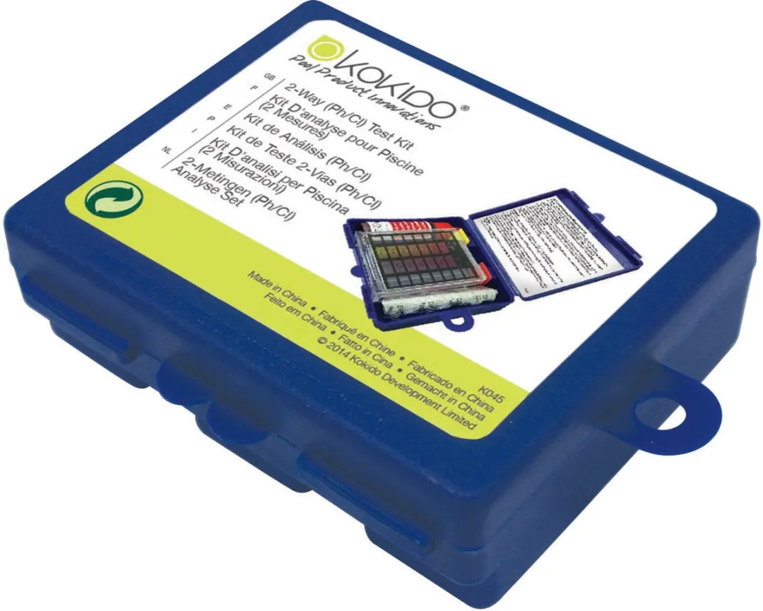 Tweedelige test kit (Ph/Cl) 20Cc Phenol + 20 stuks DPD - Kokido