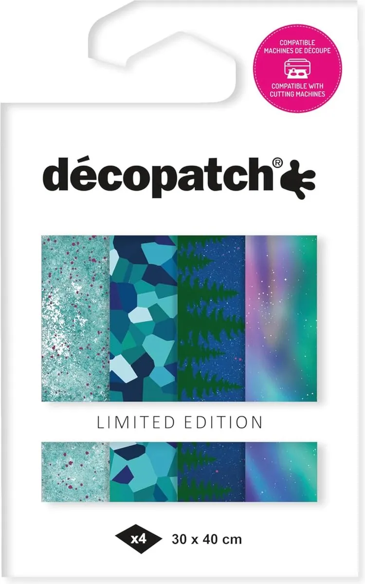 Decopatch Texture Papier Noorderlicht Hotfoil