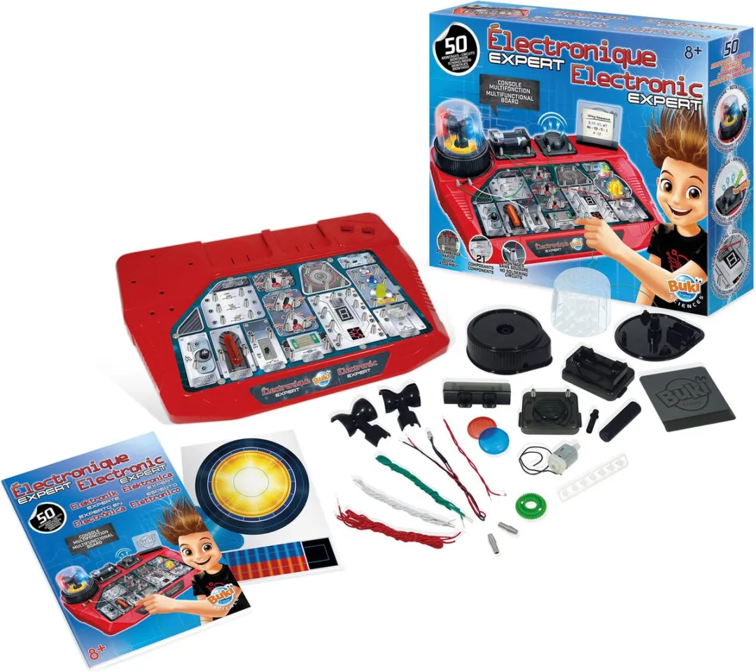 Buki France Electronica Set Expert 7160 - Educatief Speelgoed - 2x AAA