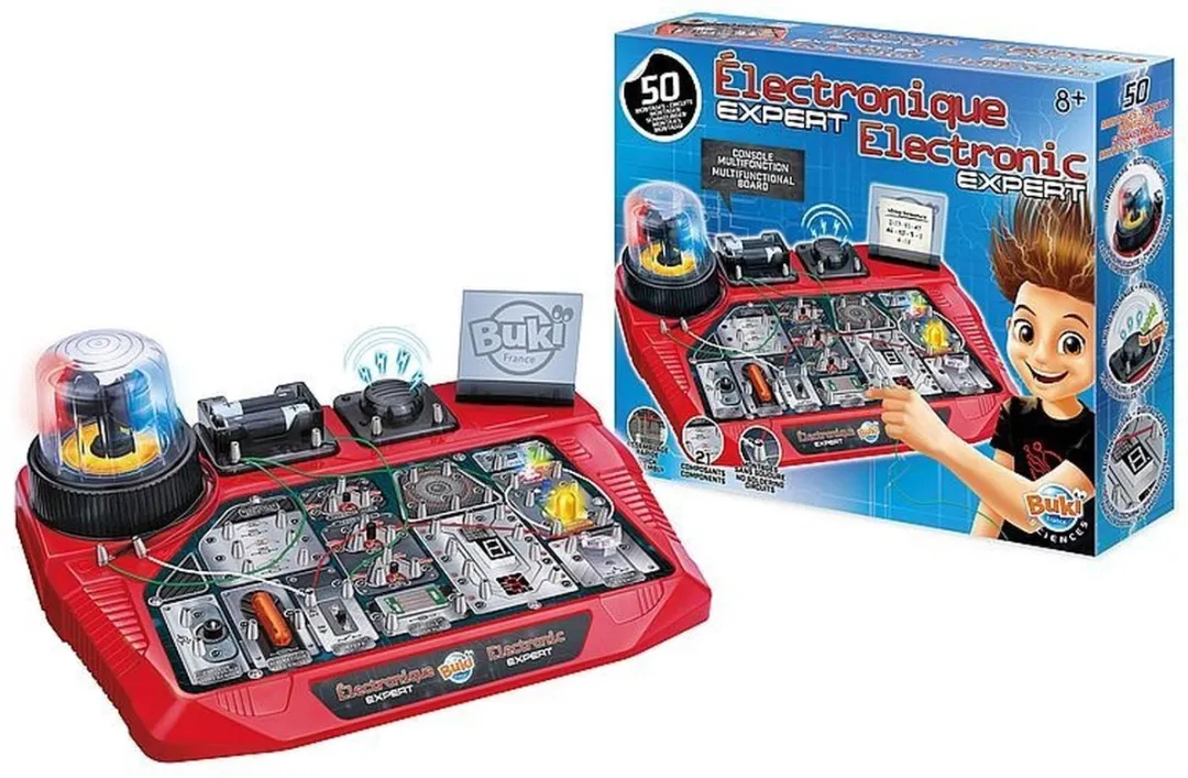 Buki France Electronica Set Expert 7160 - Educatief Speelgoed - 2x AAA