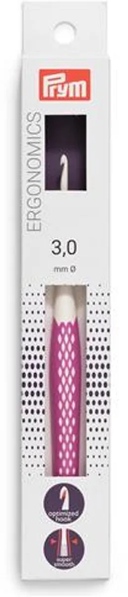 Prym Wolhaaknaald Ergonomics 5,0mm - 16cm - Honing