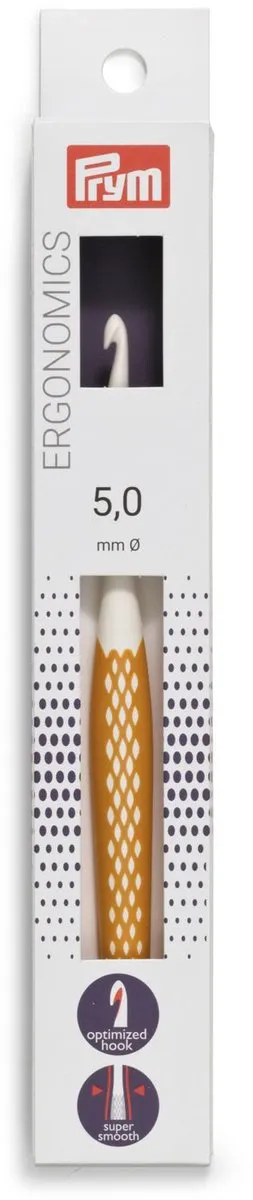 Prym Wolhaaknaald Ergonomics 5,0mm - 16cm - Honing
