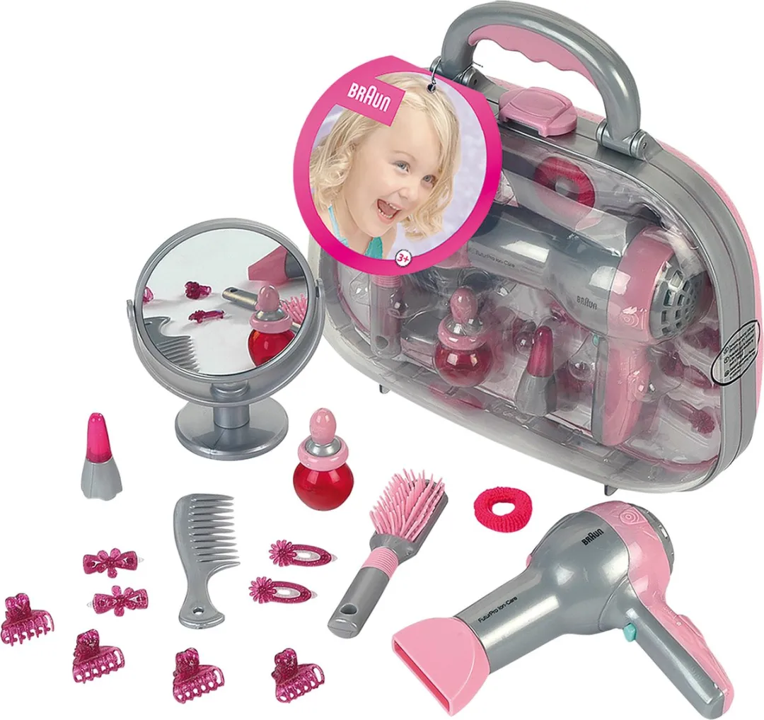 Klein Toys Braun Kapsalon Speelgoed - Roze/Grijs - afbeelding 6 van 6