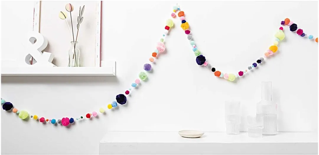 Rico Design Made by Me Pompons - 100 Stuks Pastel Mix
