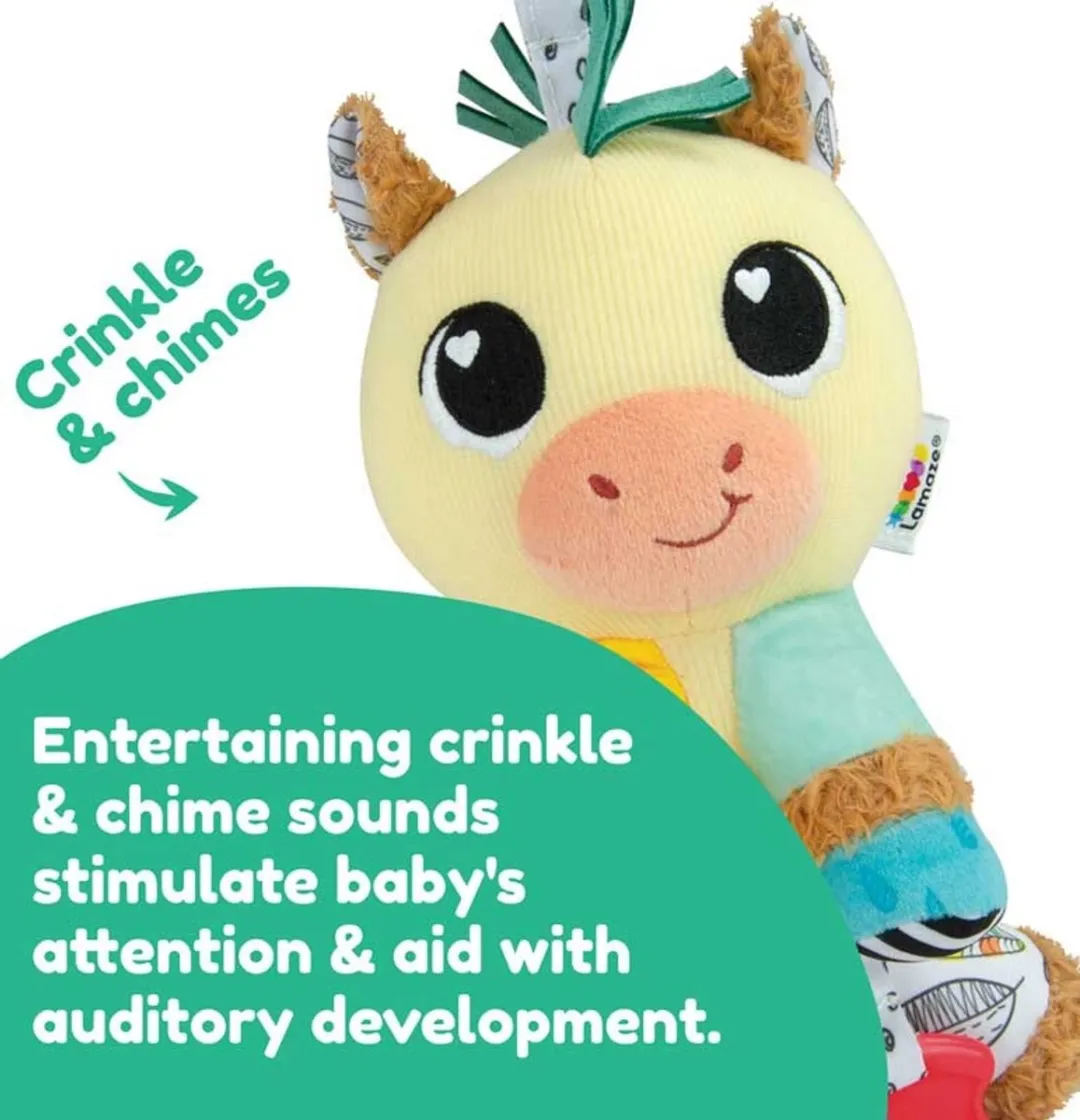 Lamaze Carson Trekpaard Knuffel - Meerkleurig - afbeelding 6 van 6