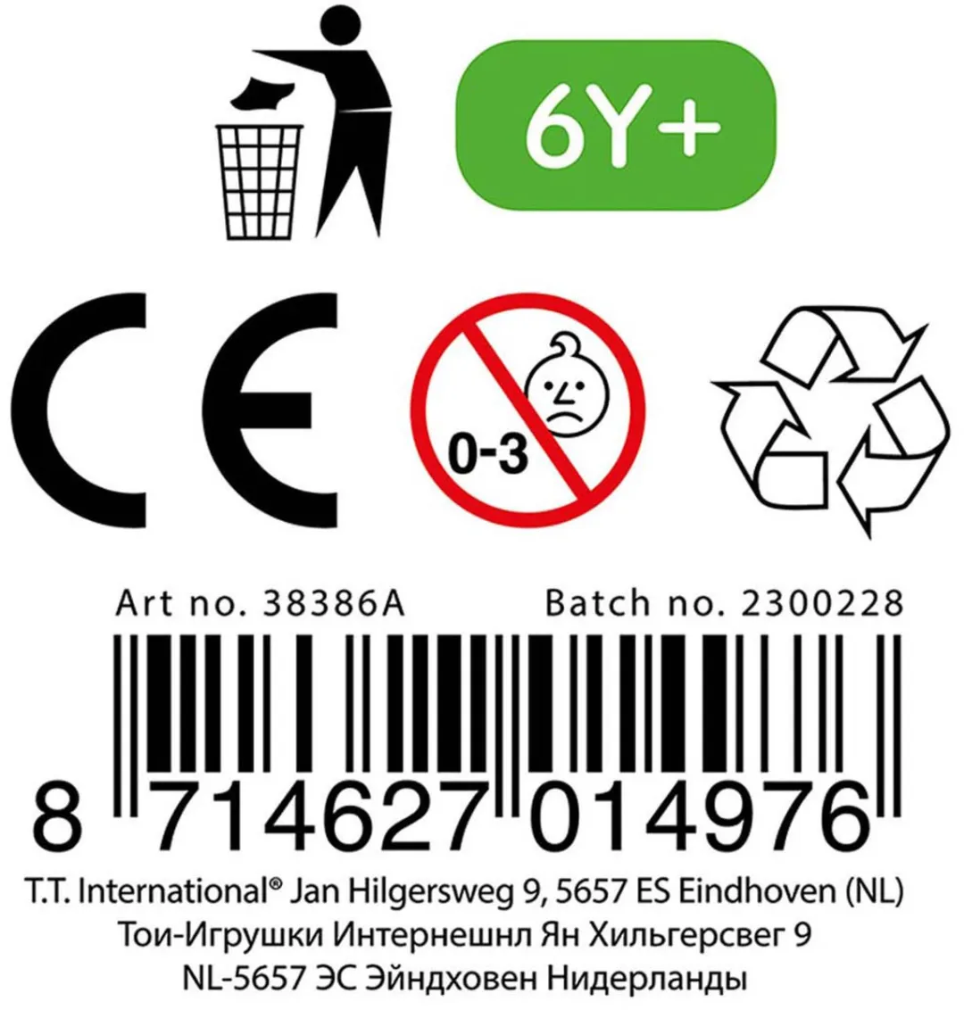 Toi-Toys Reis Dobbelspel 2430728 - 5 Dobbelstenen & 2 Potloden