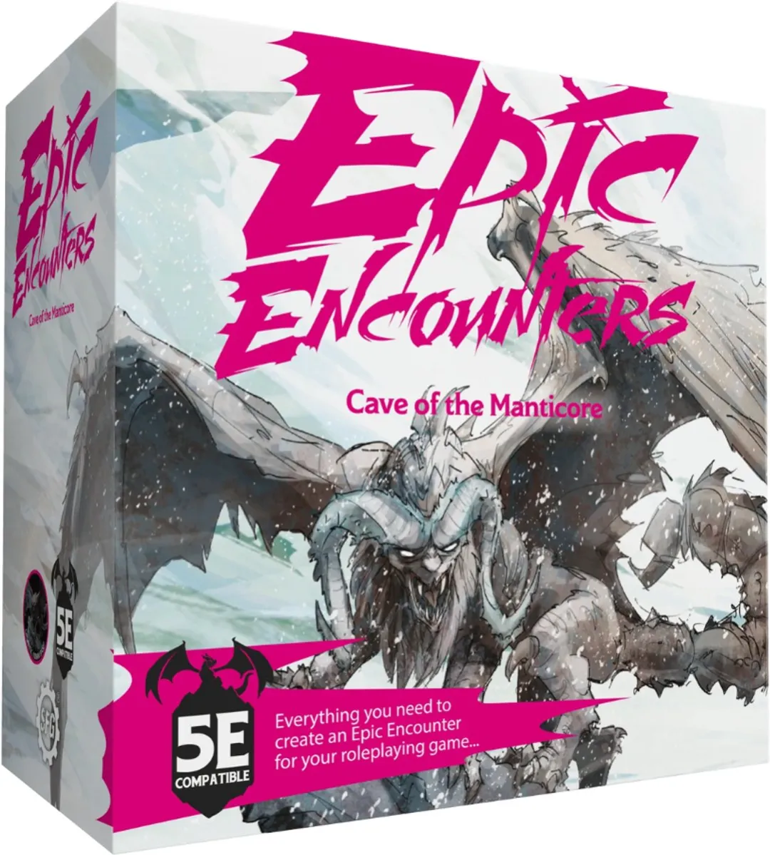 Steamforged Games Epic Encounters Cave of the Manticore SFEE-020 RPG Miniaturen