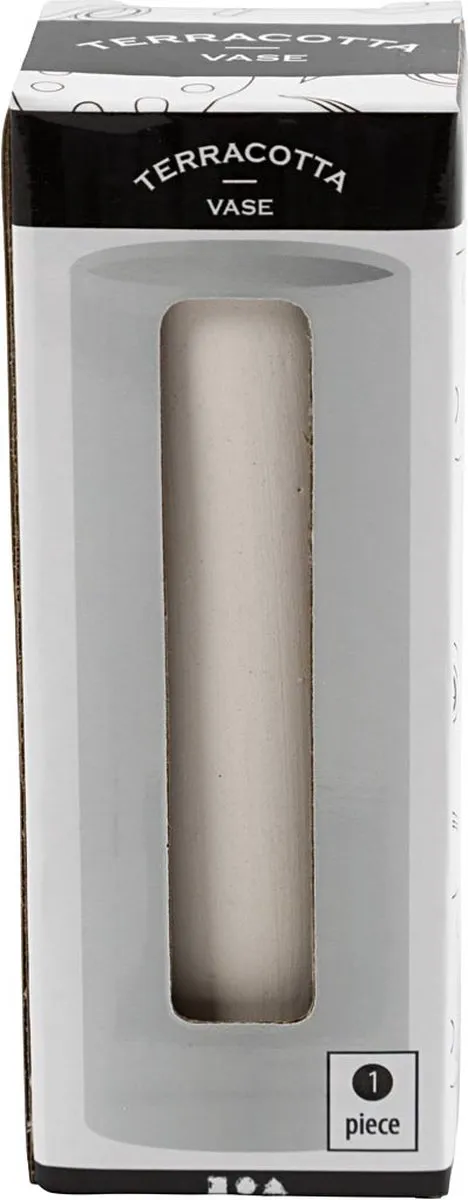 Creativ Company Terracotta Vaas Cilinder 11x4cm - Multicolor