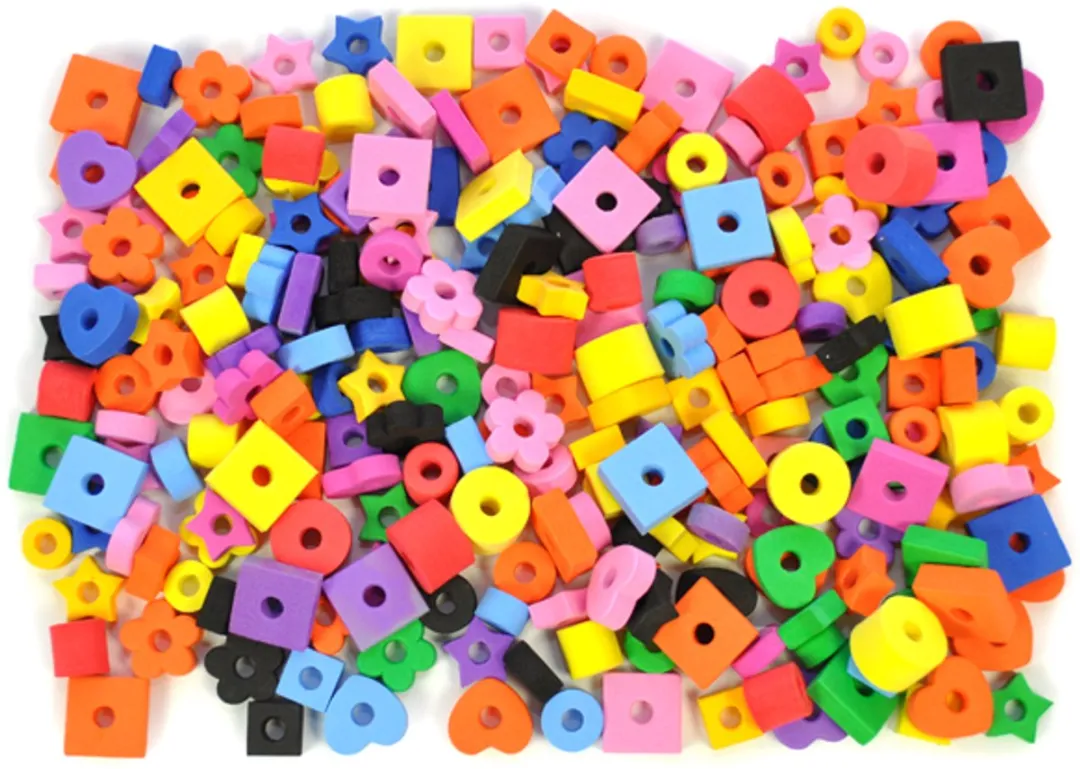 Eduplay Schuimrubberen kralen 250 Stuks - Multicolor