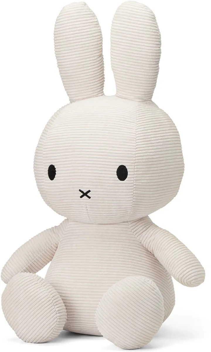 International Bon Ton Toys Nijntje Corduroy Knuffel - 50cm - Offwhite