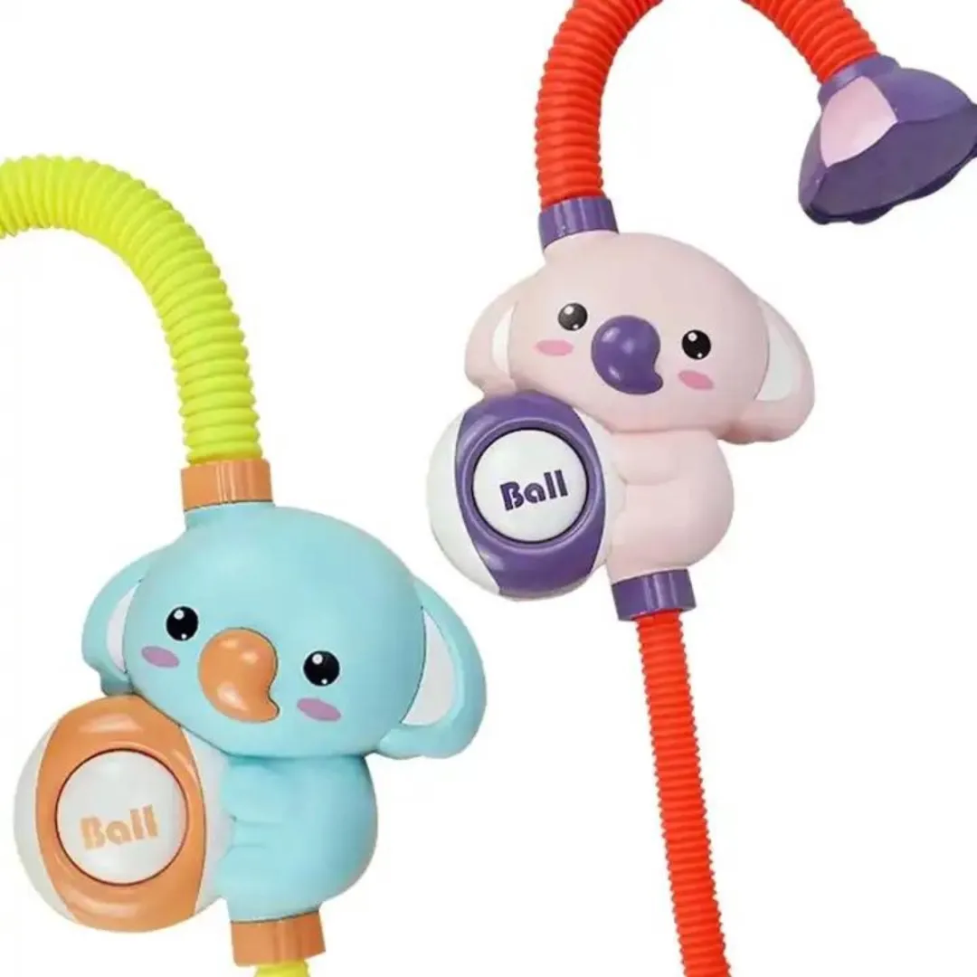 RyC Toys Baby Badspeeltje | Koala Douche geel/blauw | sproeier douchebad speelgoed