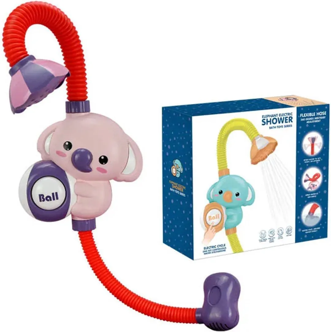 RyC Toys Baby Badspeeltje | Koala Douche geel/blauw | sproeier douchebad speelgoed