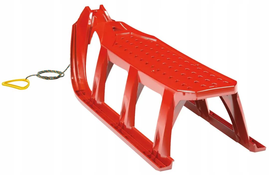 Prosperplast Tatra Kunststof Slee met Touw - Rood