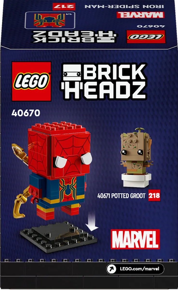 LEGO Brickheadz Marvel Iron Spider-Man - 91 Stukken