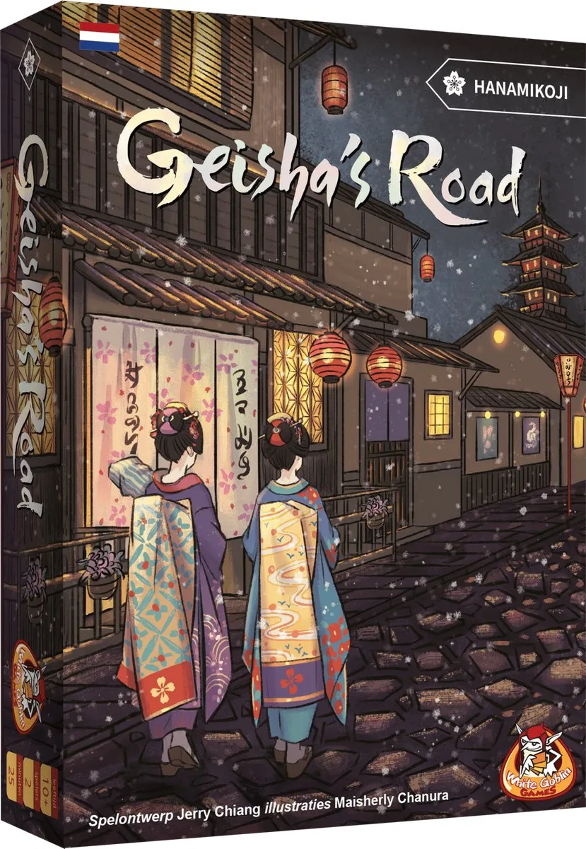 White Goblin Games Geisha's Road Bordspel