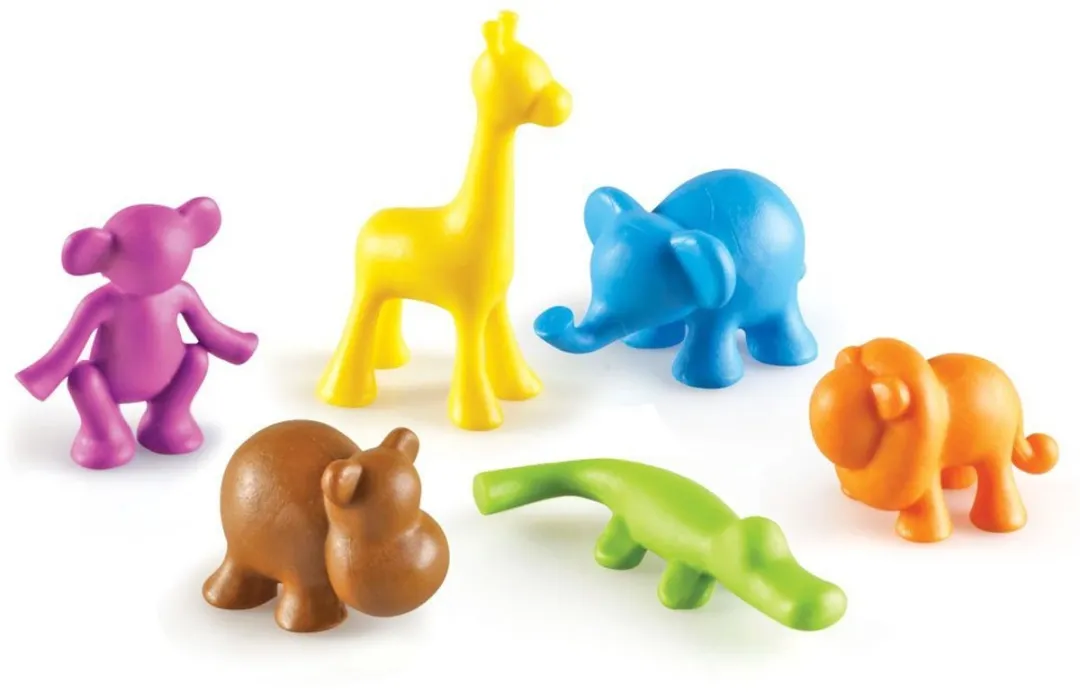Learning Resources Familie Dieren Jungle - 72 Stuks Multicolor