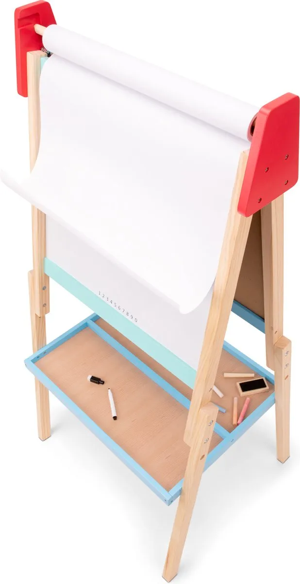 New Classic Toys Schoolbord Magnetisch Blauw - Inclusief accessoires