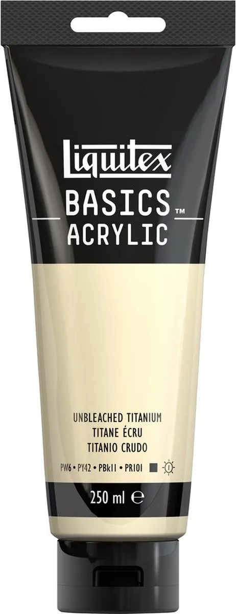Liquitex Basics Acrylverf Unbleached Titanium 250ml