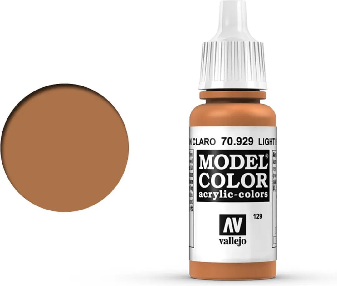 Vallejo Model Color Light Brown Acrylverf 17ml