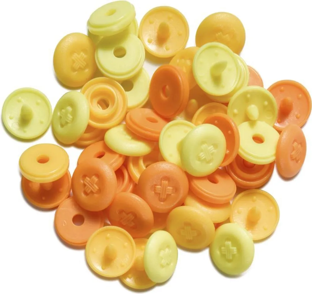 Prym ColorSnapsMini Drukknopen - Geel 9mm - 36 Stuks