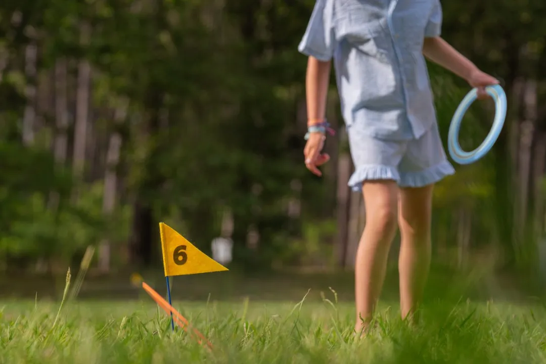BS Toys Disc Golf GA545 Speelset - 6 Vlaggen & 3 Schijven