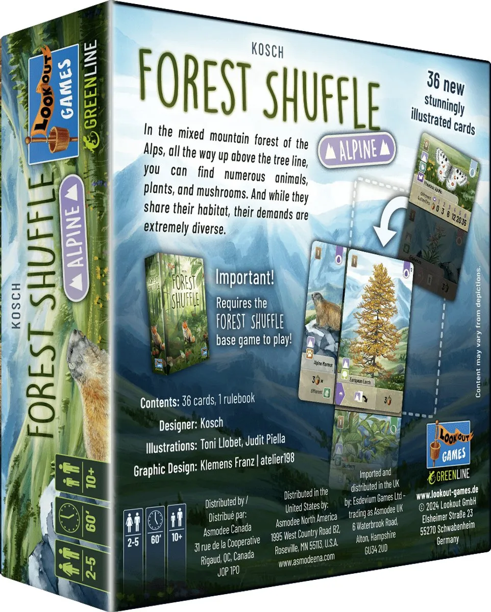 Forest Shuffle: Alpine Uitbreiding - EN