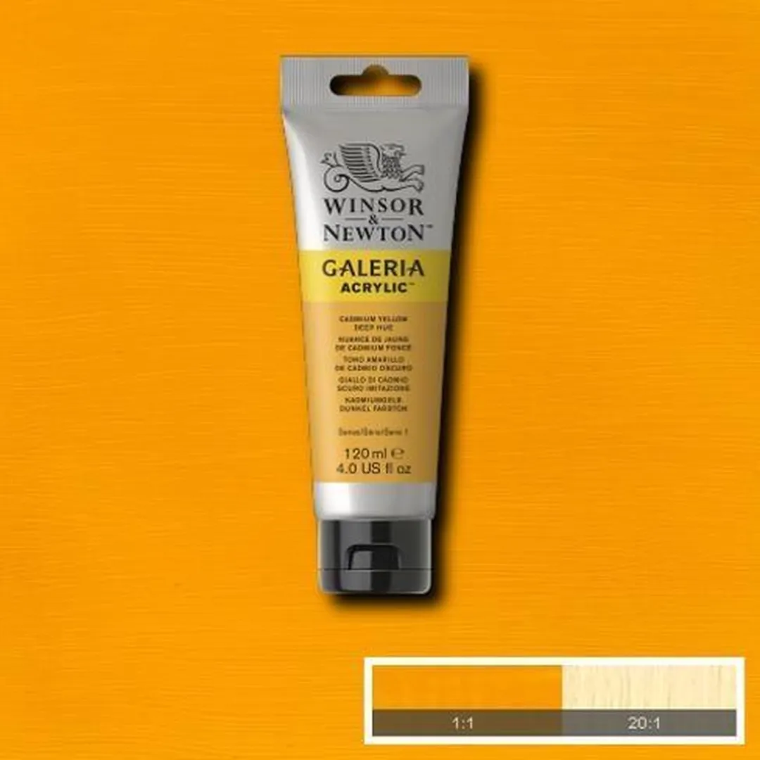 Winsor & Newton Galeria Acryl Cadmium Yellow Deep Hue 120ml