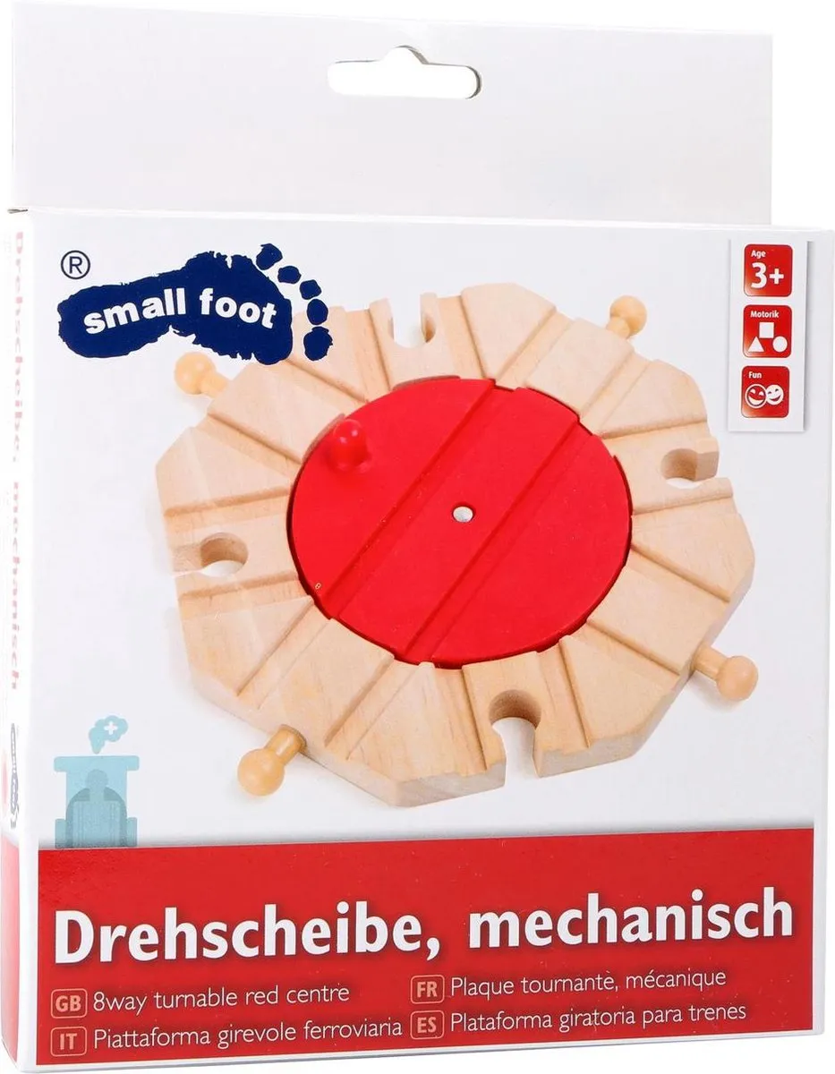 Small Foot Railway Turntable 2974 - Rood