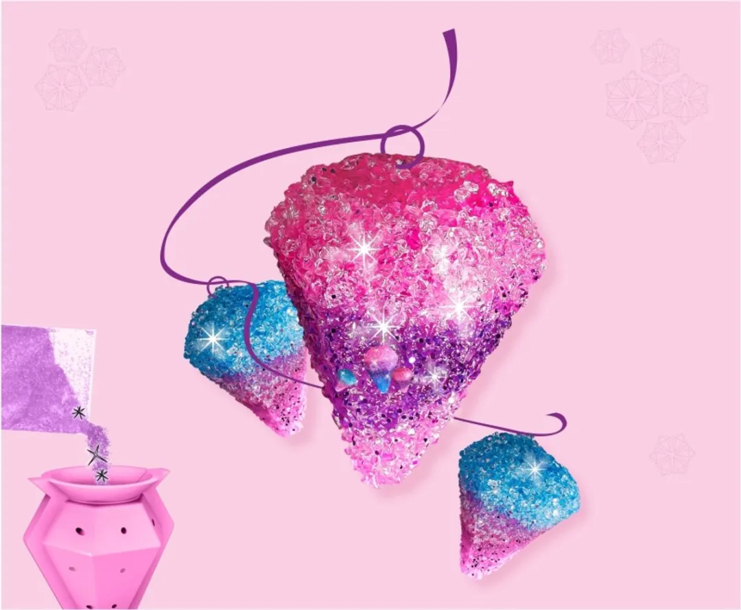 Kosmos Glitter Diamonds Experimenteerset 617189 - Fun Science