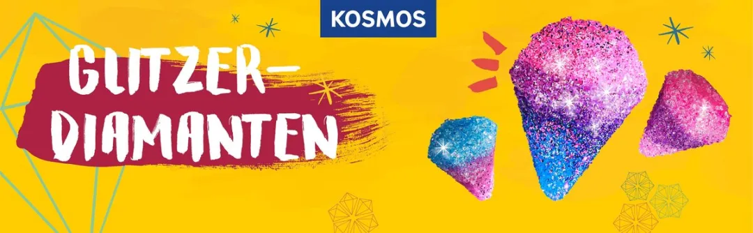 Kosmos Glitter Diamonds Experimenteerset 617189 - Fun Science