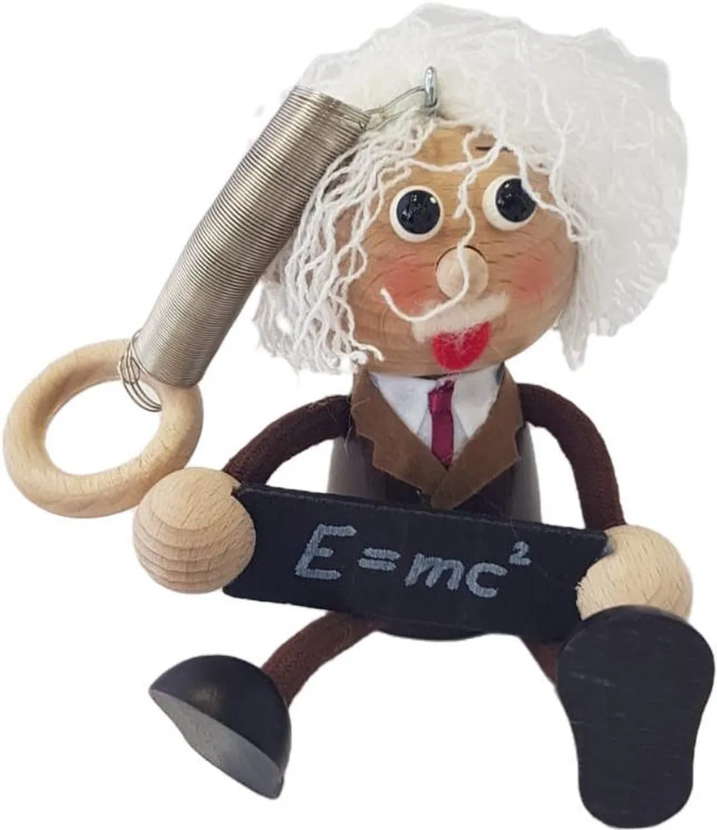 Tricky-Toy - Poppetje - Einstein - Hout