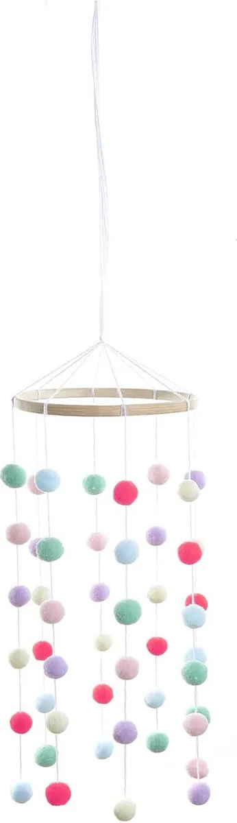 Rico Design Knutselset Hanger Mobiel - 48 Pompoms Pastelkleuren