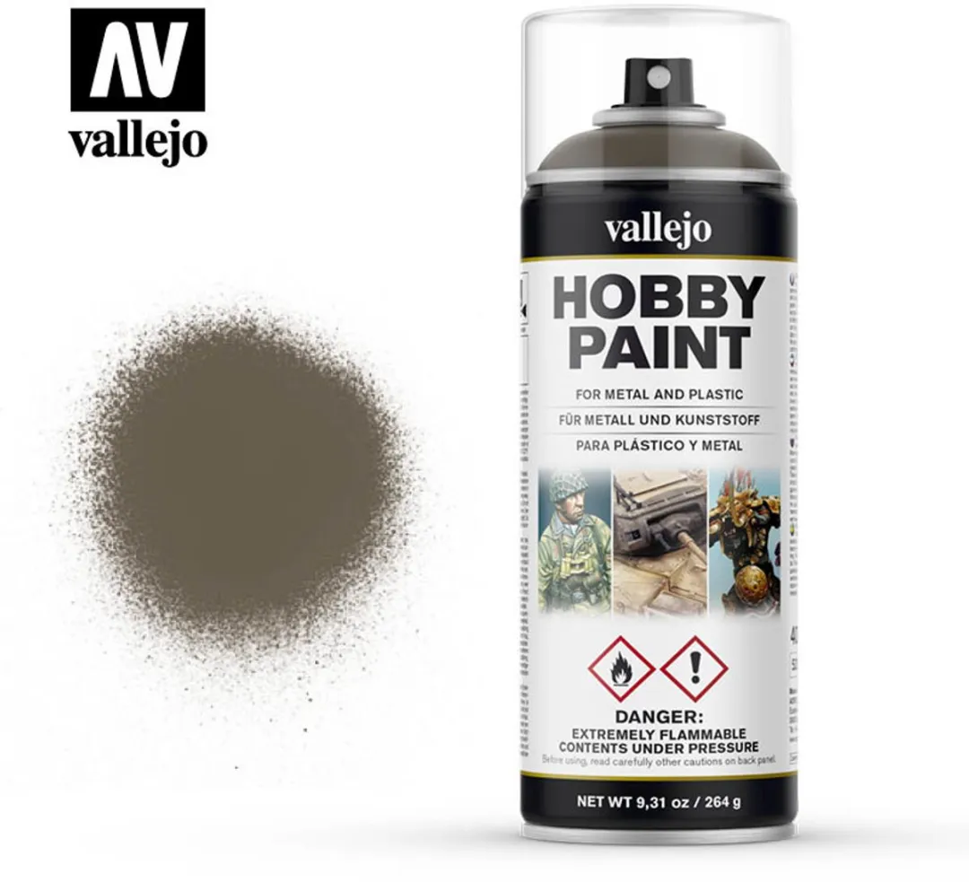 Vallejo US Olive Drab Primer Spuitbus 400ml