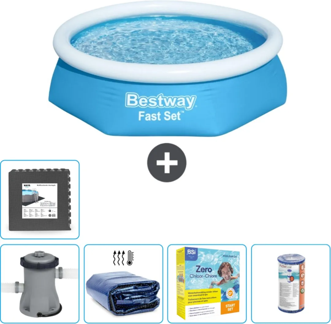 Bestway Fast Set Rond Zwembad 244x61cm