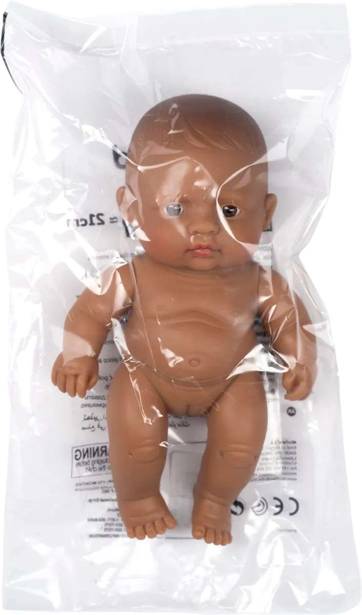 Miniland Babypop Latijns-Amerikaans Meisje 21cm - Multicolor