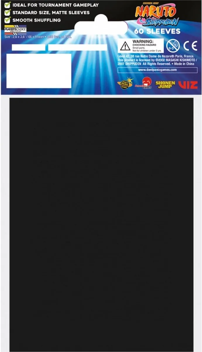 Dont Panic Games Naruto Shippuden Ninja Fight Kaarthoesjes 60 Stuks - 59x86mm - Veelkleurig