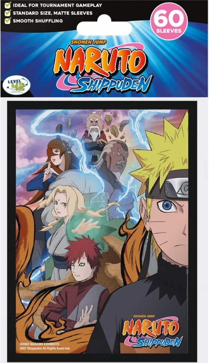Dont Panic Games Naruto Shippuden Ninja Fight Kaarthoesjes 60 Stuks - 59x86mm - Veelkleurig