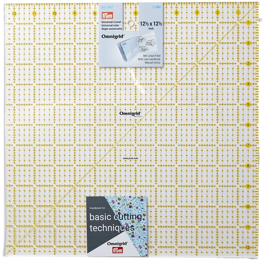 Prym Omnigrid Universele Liniaal 12,5x12,5 inch - Uni - afbeelding 2 van 4