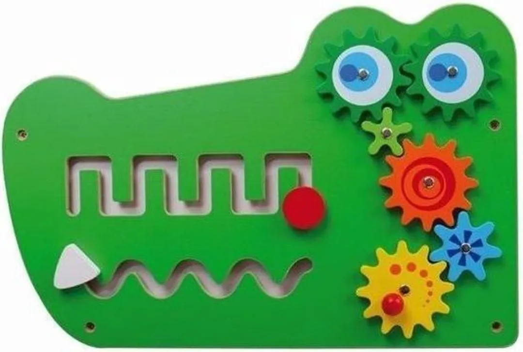 Vigatoys Wandspeelbord Krokodil 187cm - Multicolor