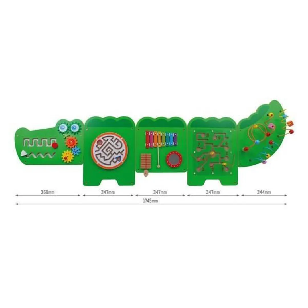 Vigatoys Wandspeelbord Krokodil 187cm