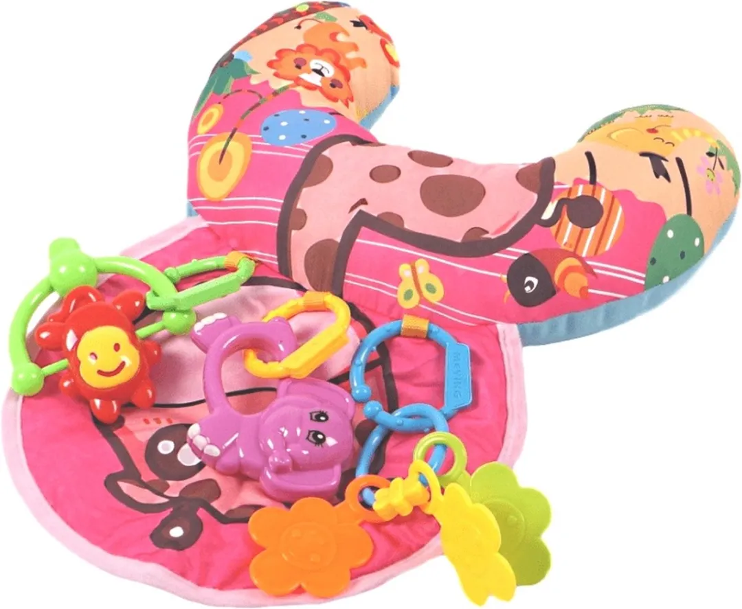 Eco Toys Jungle Roze Giraffe Buiktrainer
