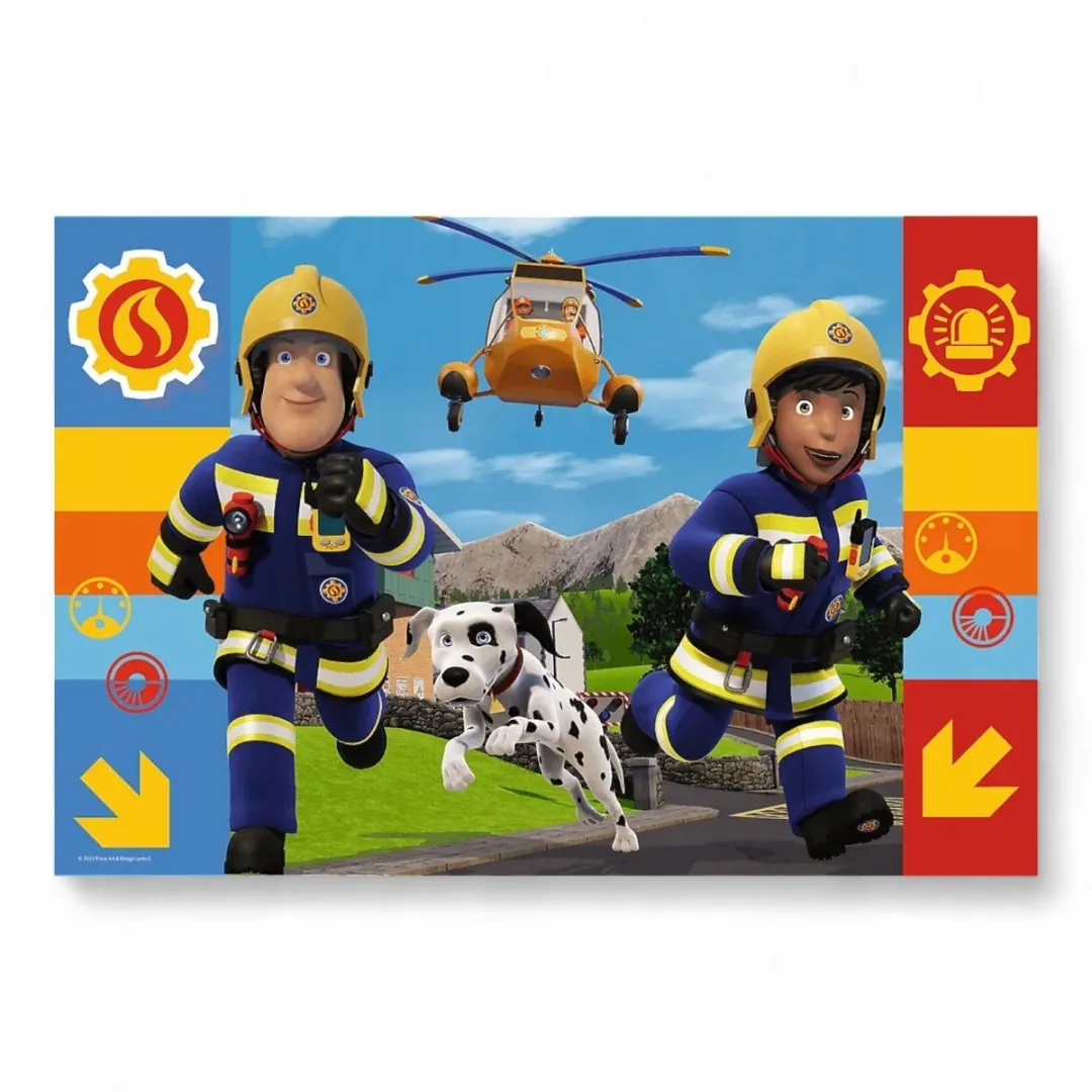 Trefl Brandweerman Sam Puzzel 100 Stuks - Multicolor