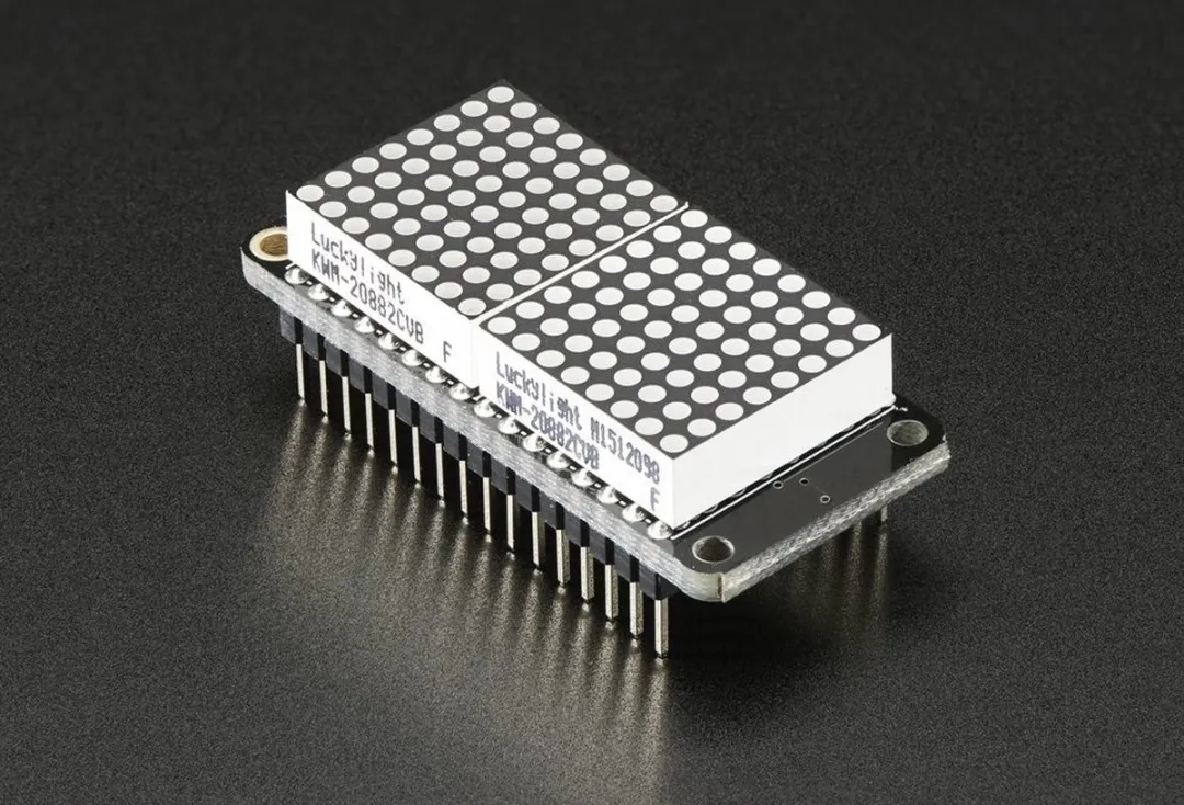 Adafruit 3152 0.8 inch 8x16 LED Matrix FeatherWing - Meerkleurig