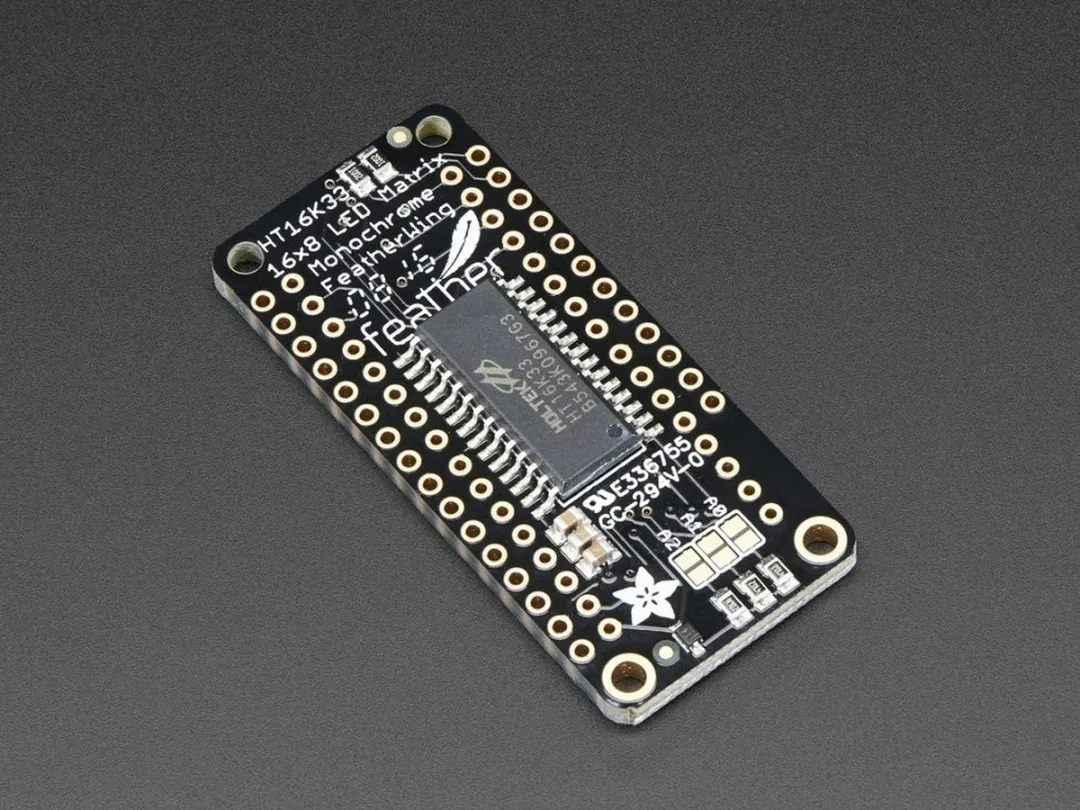 Adafruit 3152 0.8 inch 8x16 LED Matrix FeatherWing - Meerkleurig
