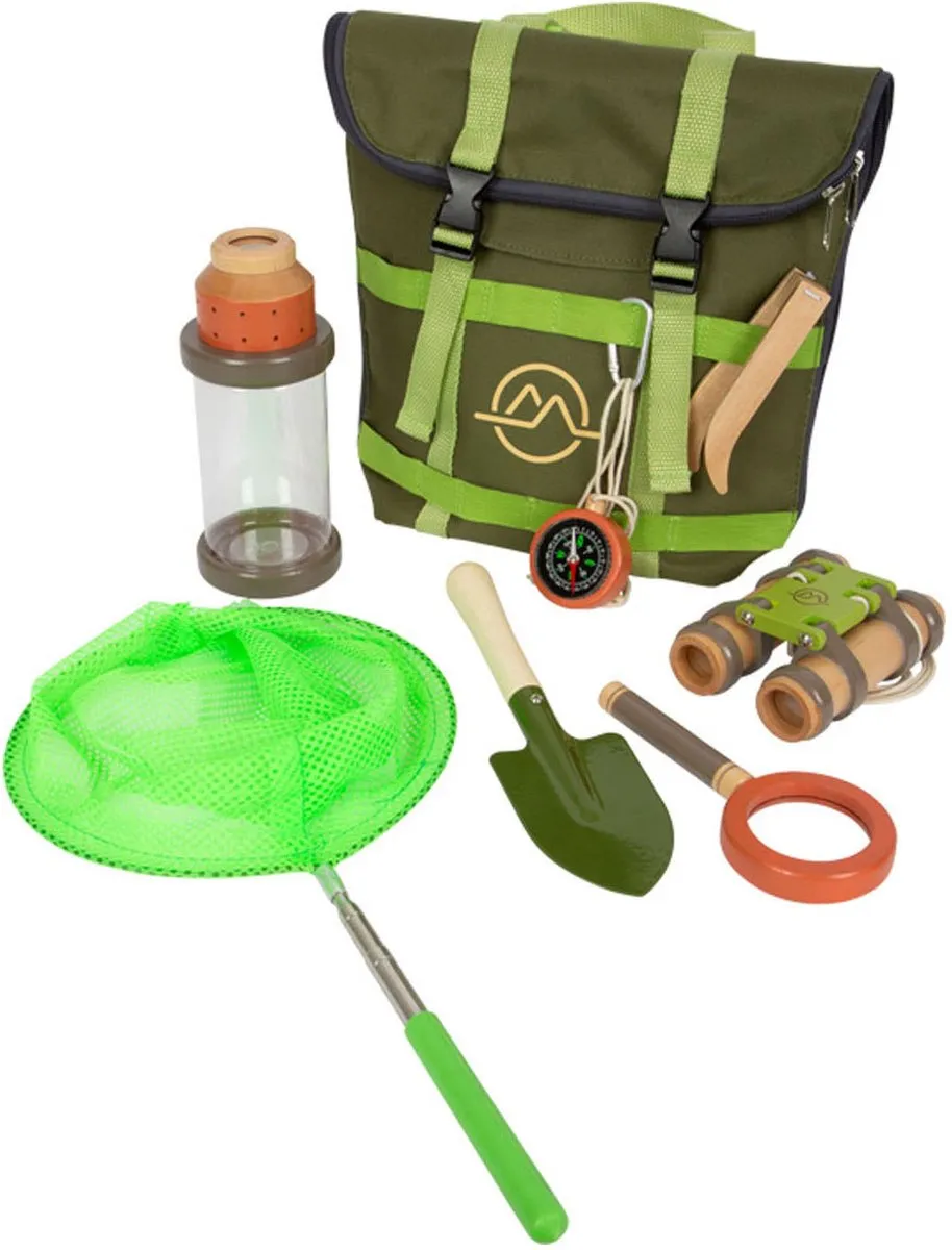 Small Foot Explorer's Rugzak Discover Groen