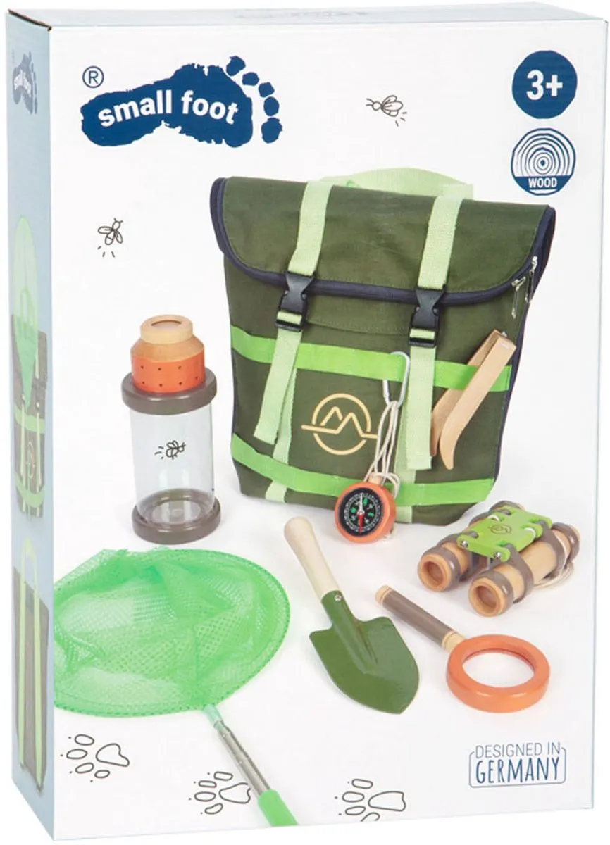 Small Foot Explorer's Rugzak Discover Groen