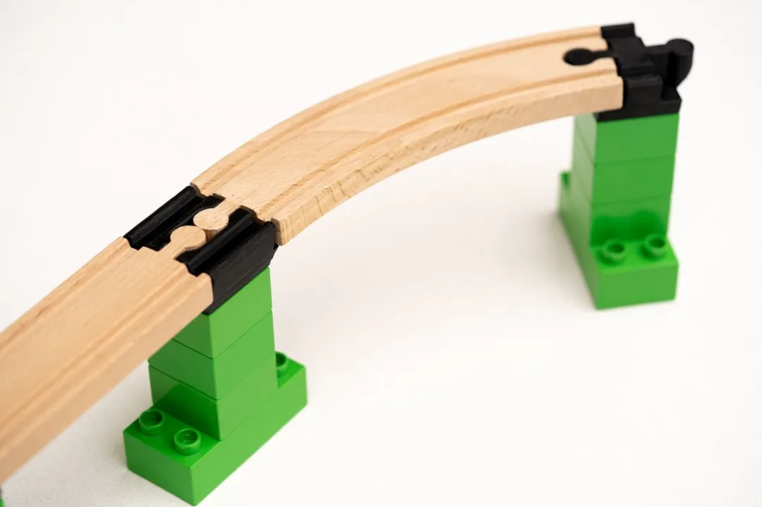 Toy2 Allround Small Track Connectors 21021 - 8 Stuks - Zwart