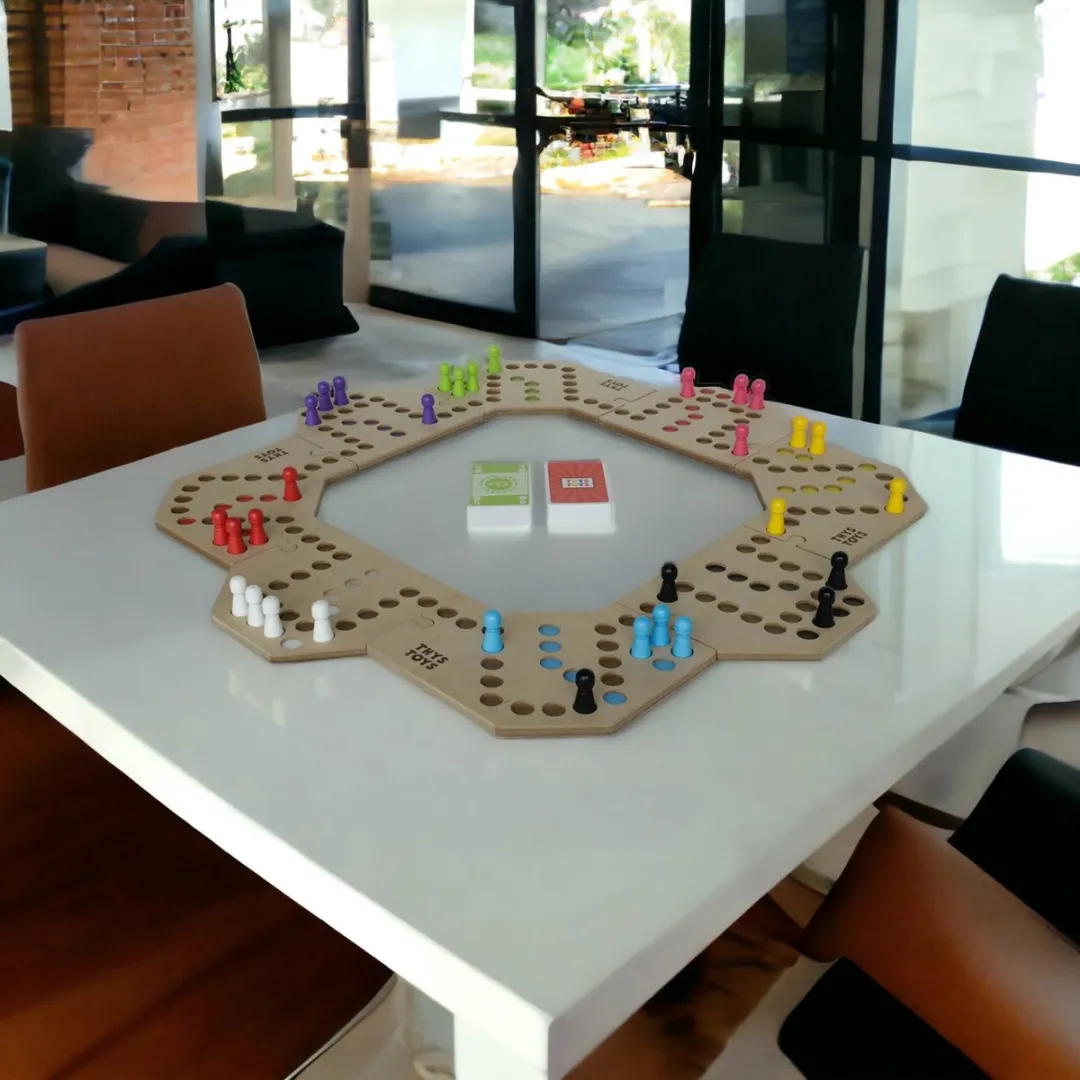 ThysToys Keezen Connect Deluxe Bordspel - 3-8 Spelers